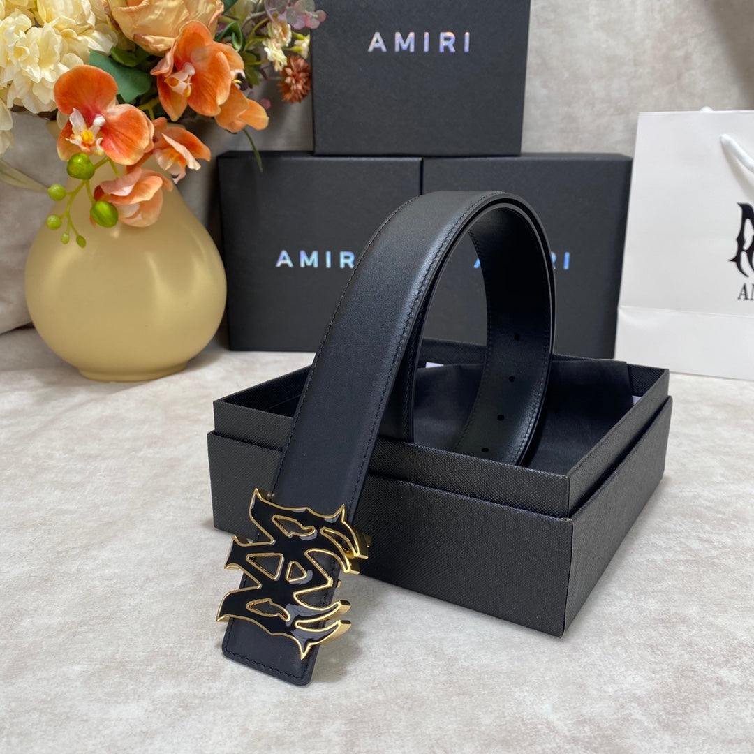 AMIRI Embossed Belt – Buckle #08
