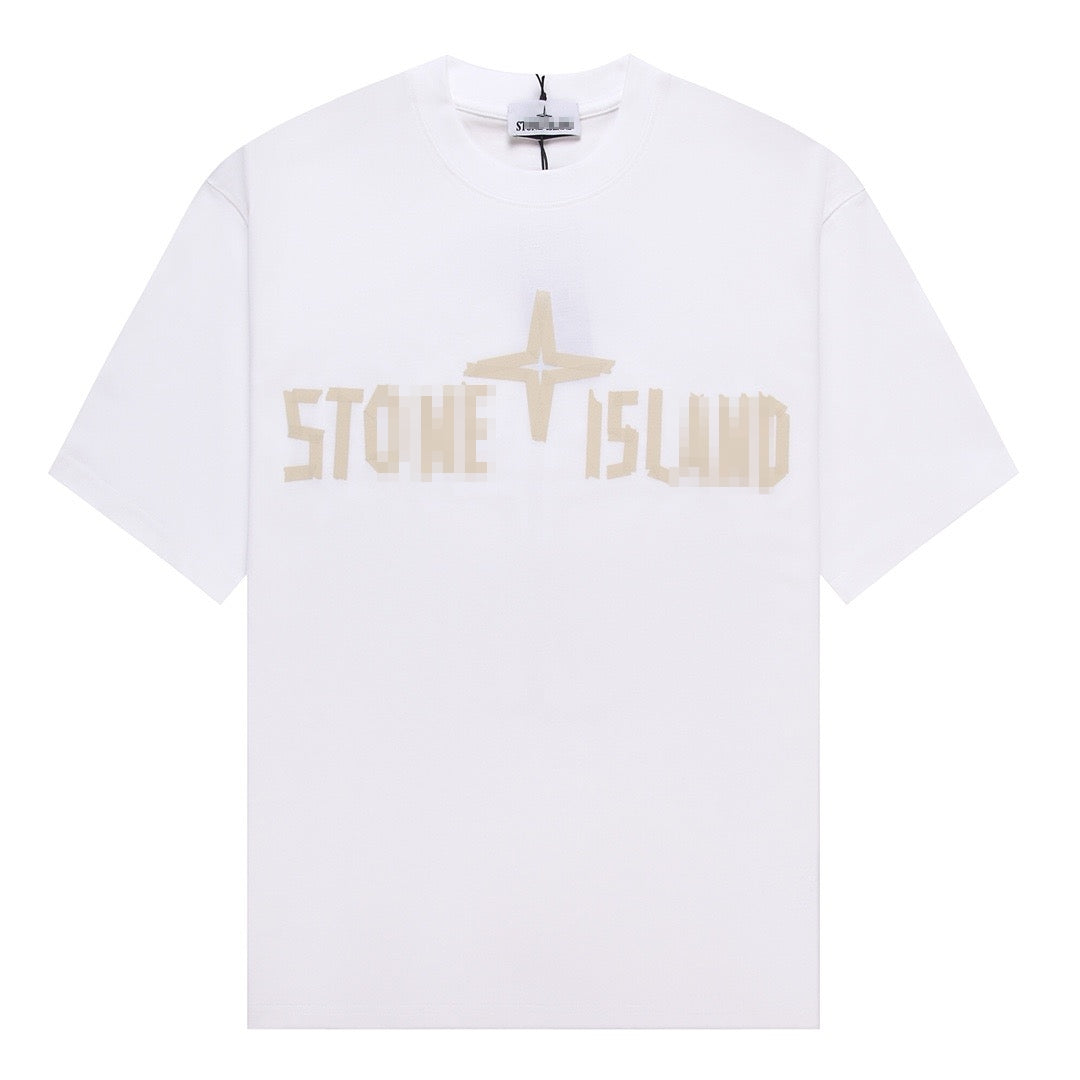 ST0NE lSLAND Pure Cotton T-Shirt #54