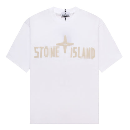 ST0NE lSLAND Pure Cotton T-Shirt #54