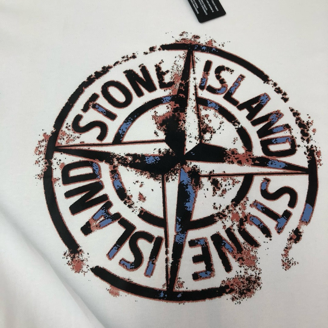 ST0NE lSLAND Pure Cotton T-Shirt #50