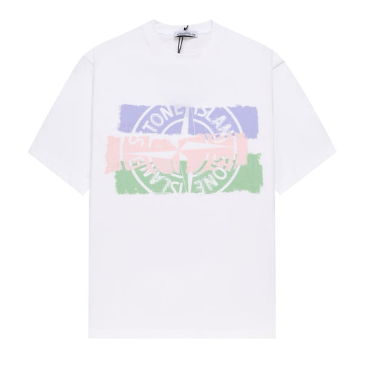 ST0NE lSLAND Pure Cotton T-Shirt #52
