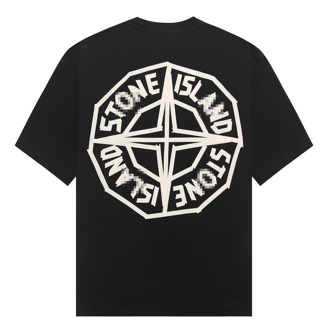 ST0NE lSLAND Pure Cotton T-Shirt #54