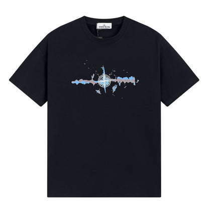 ST0NE lSLAND Pure Cotton T-Shirt #31