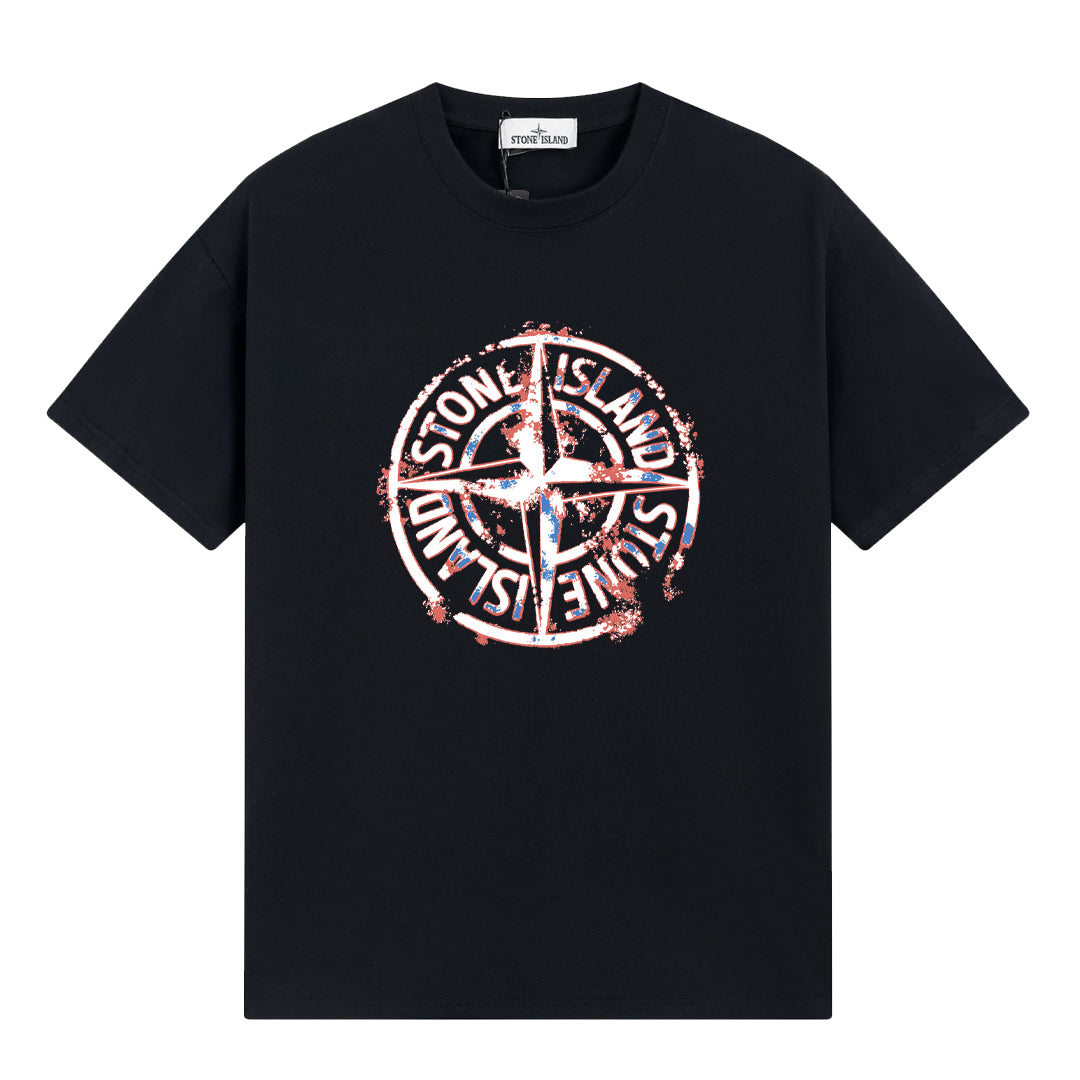 ST0NE lSLAND Pure Cotton T-Shirt #50