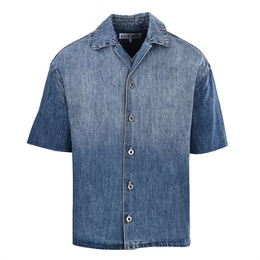 Lowe Short-Sleeve Denim Shirt