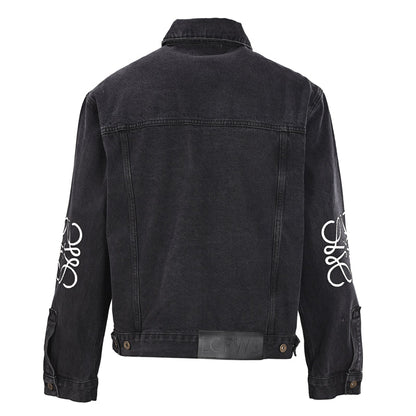Lowe Embroidered Denim Jacket