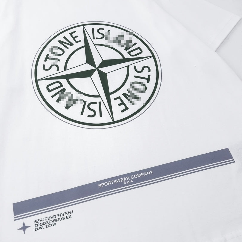 ST0NE lSLAND Pure Cotton T-Shirt #26