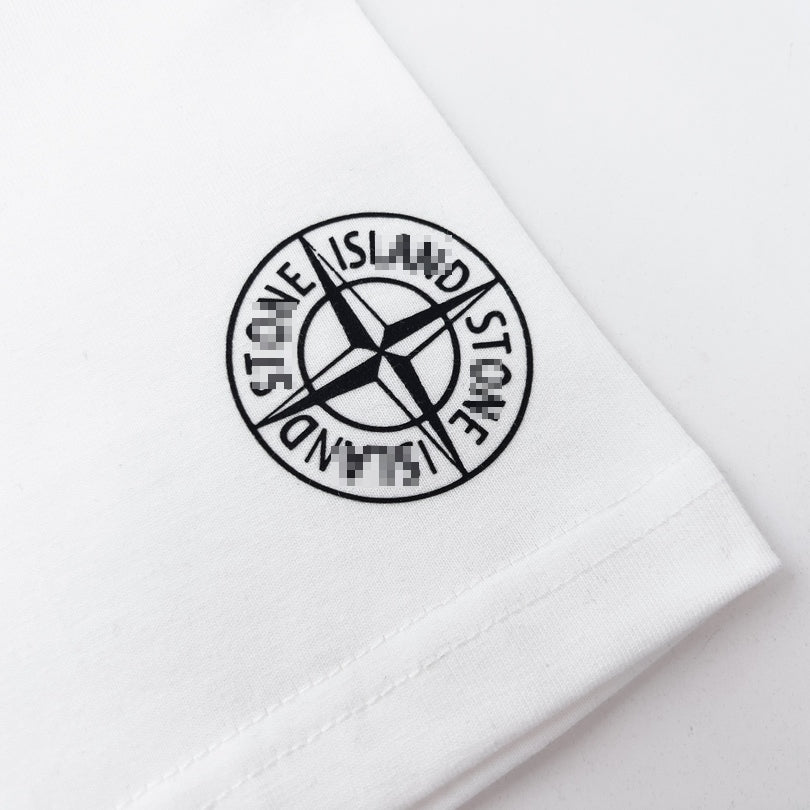 ST0NE lSLAND Pure Cotton T-Shirt #27
