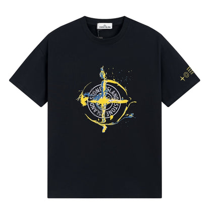 ST0NE lSLAND Pure Cotton T-Shirt #28
