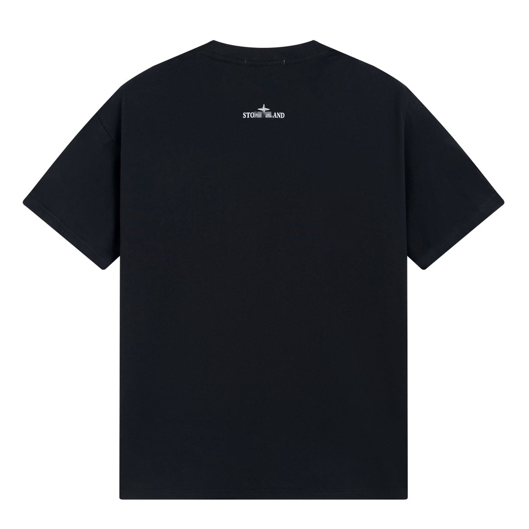 ST0NE lSLAND Pure Cotton T-Shirt #27