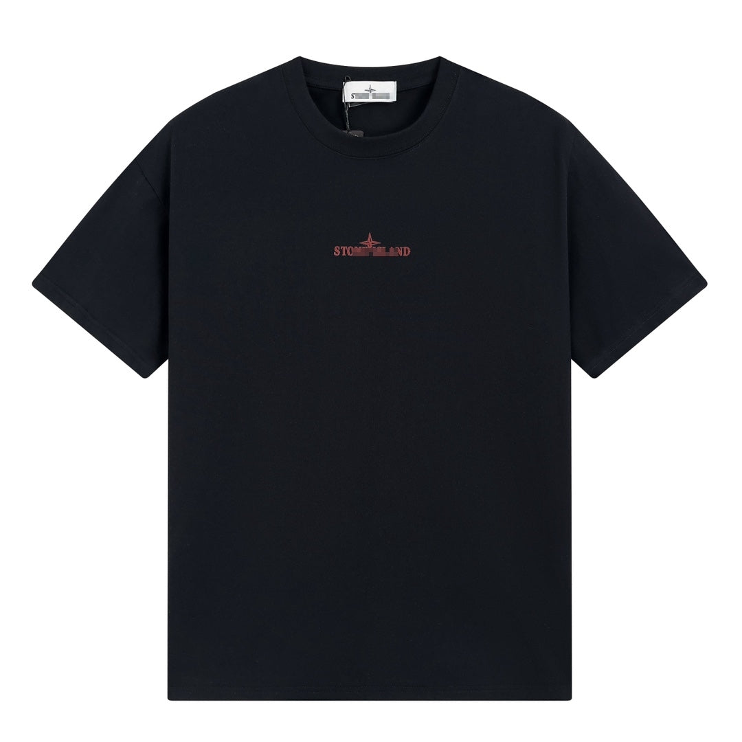 ST0NE lSLAND Pure Cotton T-Shirt #29