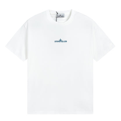 ST0NE lSLAND Pure Cotton T-Shirt #29