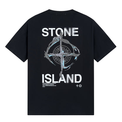 ST0NE lSLAND Pure Cotton T-Shirt #34