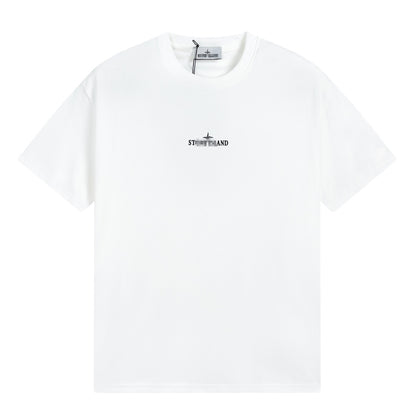 ST0NE lSLAND Pure Cotton T-Shirt #34