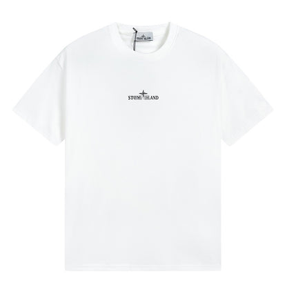 ST0NE lSLAND Pure Cotton T-Shirt #33