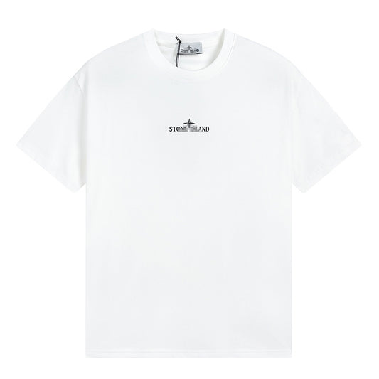 ST0NE lSLAND Pure Cotton T-Shirt #33
