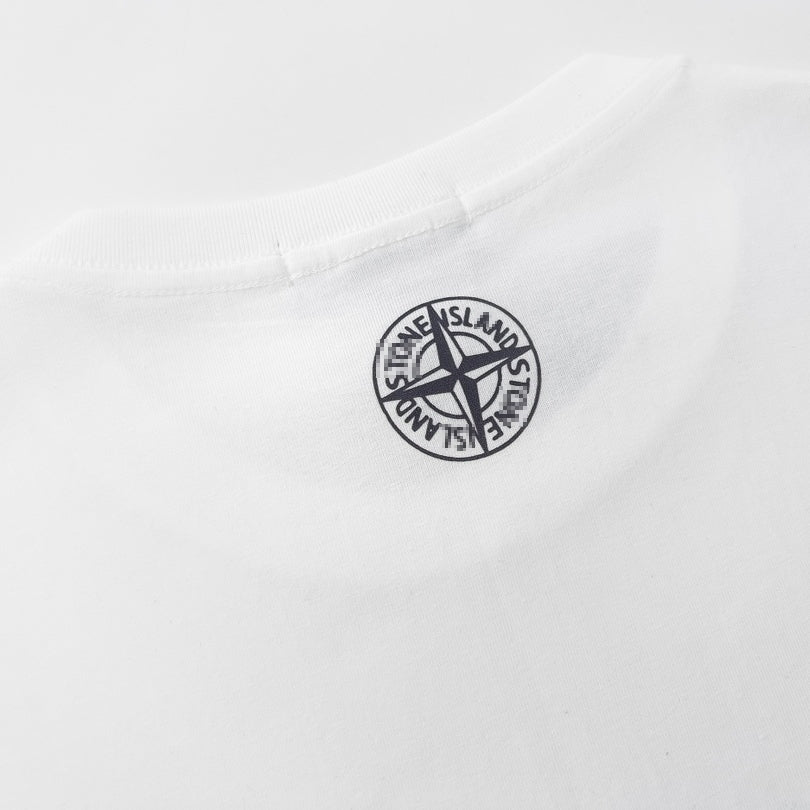 ST0NE lSLAND Pure Cotton T-Shirt #36