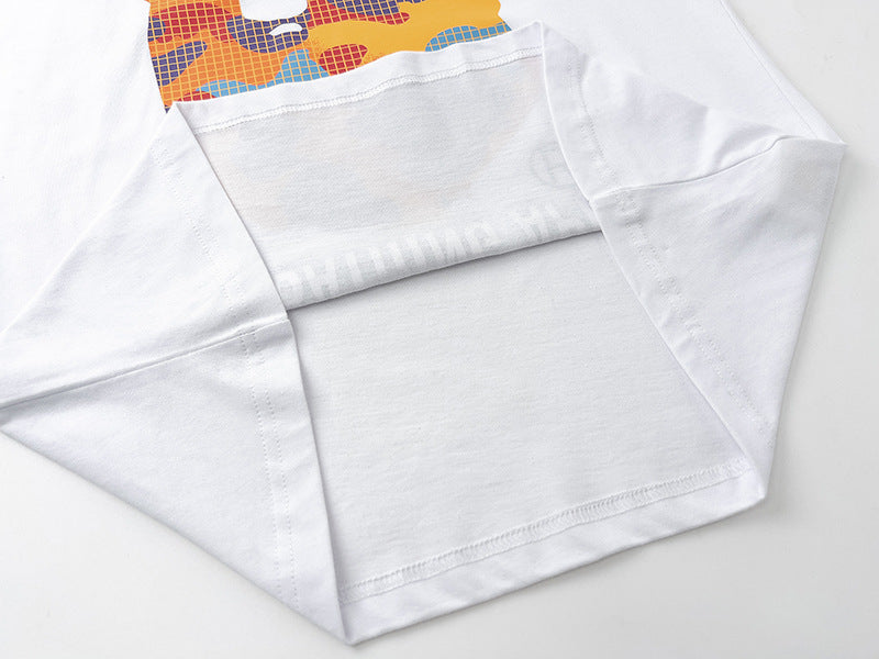 BAPE Mosaic Big Ape Head Men's T-Shirt - White