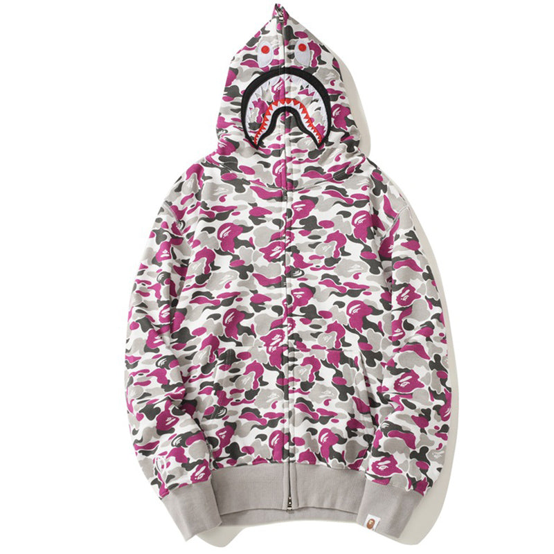BAPE ABC Camo Hoodie - Blue, Red & Yellow