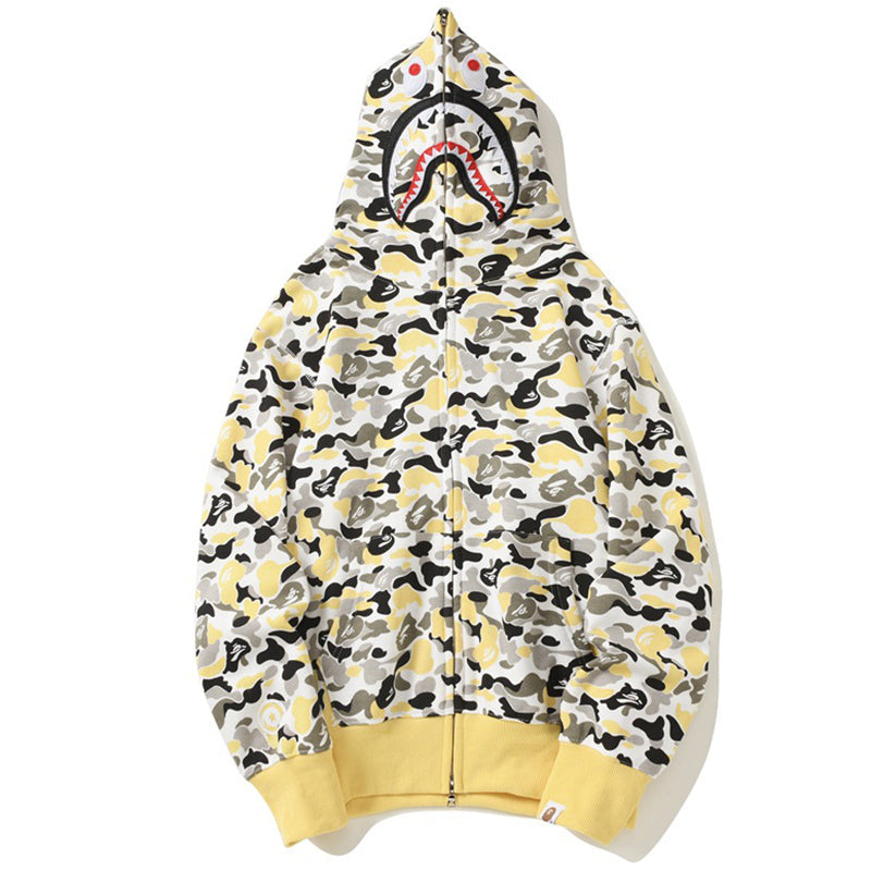 BAPE ABC Camo Hoodie - Blue, Red & Yellow