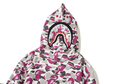 BAPE ABC Camo Hoodie - Blue, Red & Yellow
