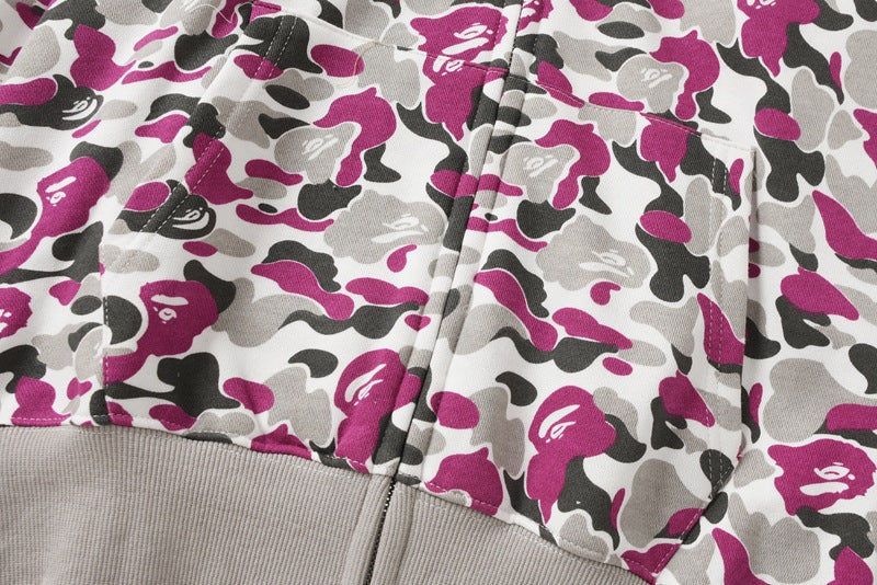 BAPE ABC Camo Hoodie - Blue, Red & Yellow