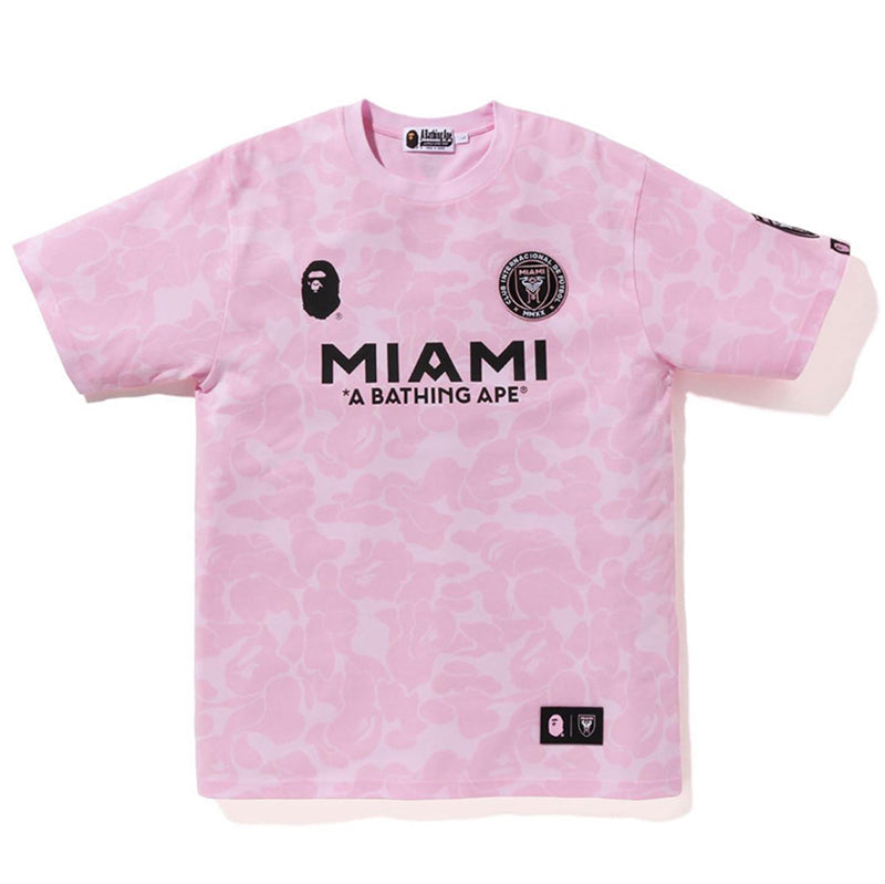 BAPE Miami Camo Men's Sports T-Shirt - Pink