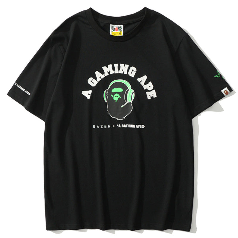 BAPE x Razer Gaming Ape Men's T-Shirt - Black