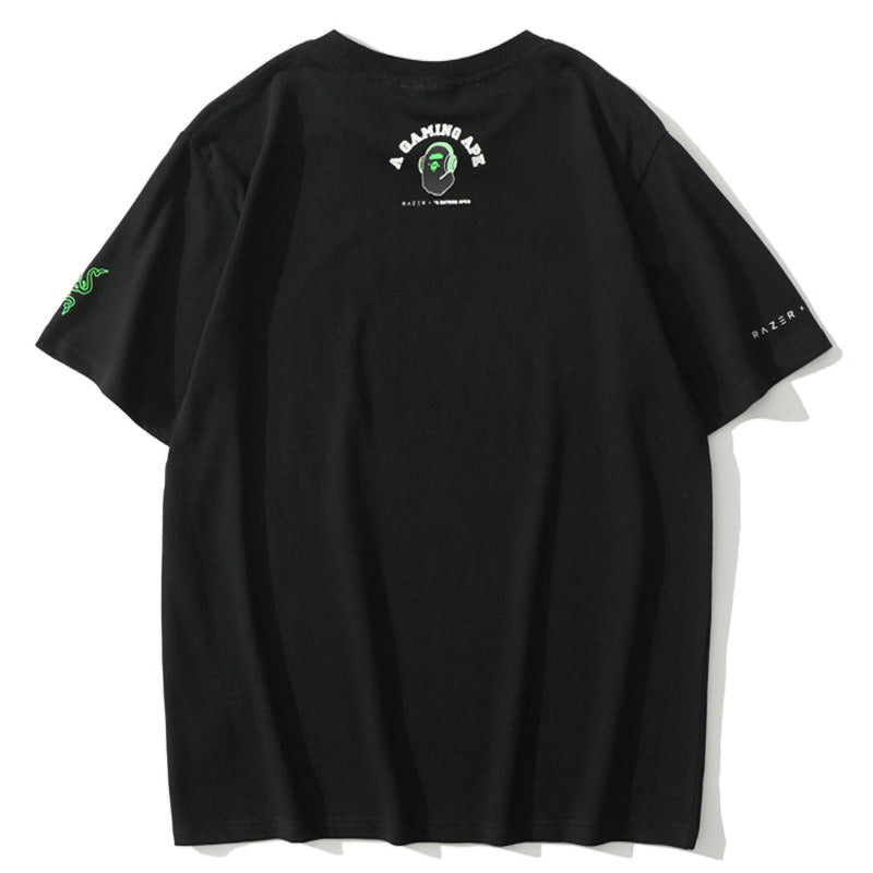 BAPE x Razer Gaming Ape Men's T-Shirt - Black