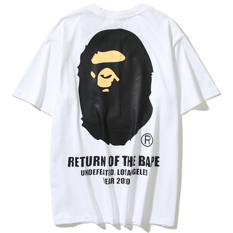 BAPE Return of the Bape Back Print Men's T-Shirt - White