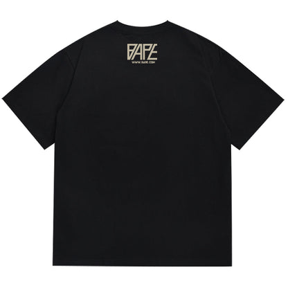 BAPE Monogram Ape Head Men's Graphic T-Shirt - Black