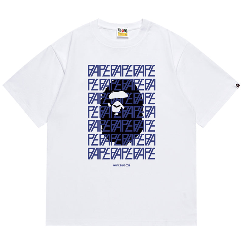 BAPE Monogram Ape Head Men's Graphic T-Shirt - Black