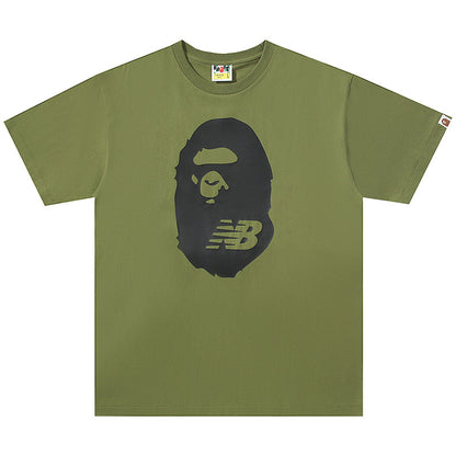 BAPE x New Balance Ape Head Men's T-Shirt - Apricot