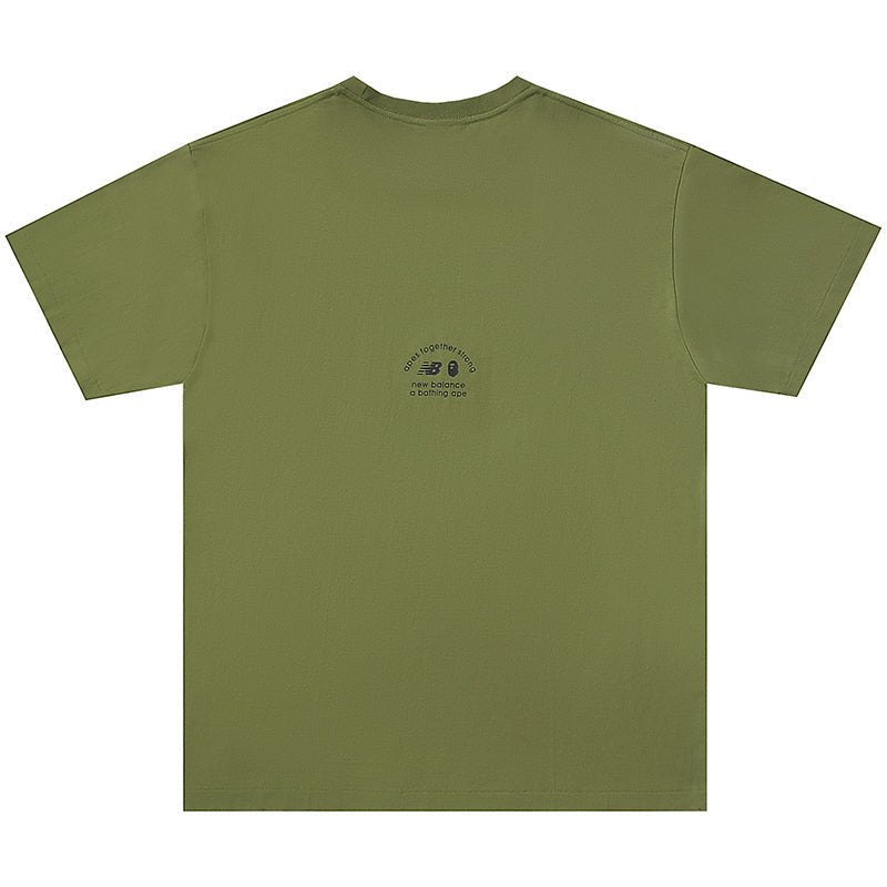 BAPE x New Balance Ape Head Men's T-Shirt - Apricot