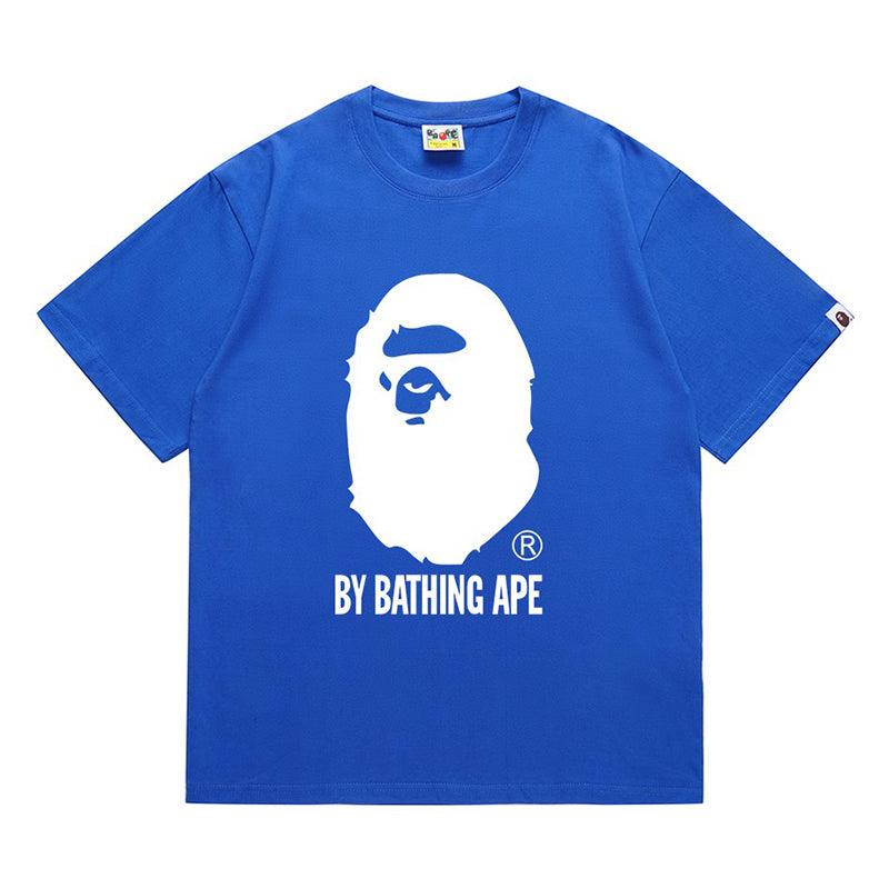 BAPE Bicolor Ape Head Men's Graphic T-Shirt - Blue