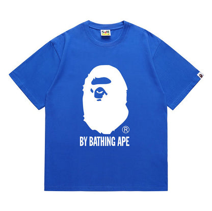 BAPE Bicolor Ape Head Men's Graphic T-Shirt - Blue