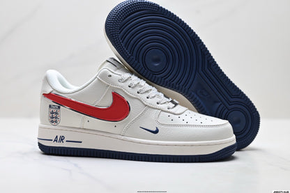 Nike Air Force 1 Low England Edition | White Red Classic Sneakers