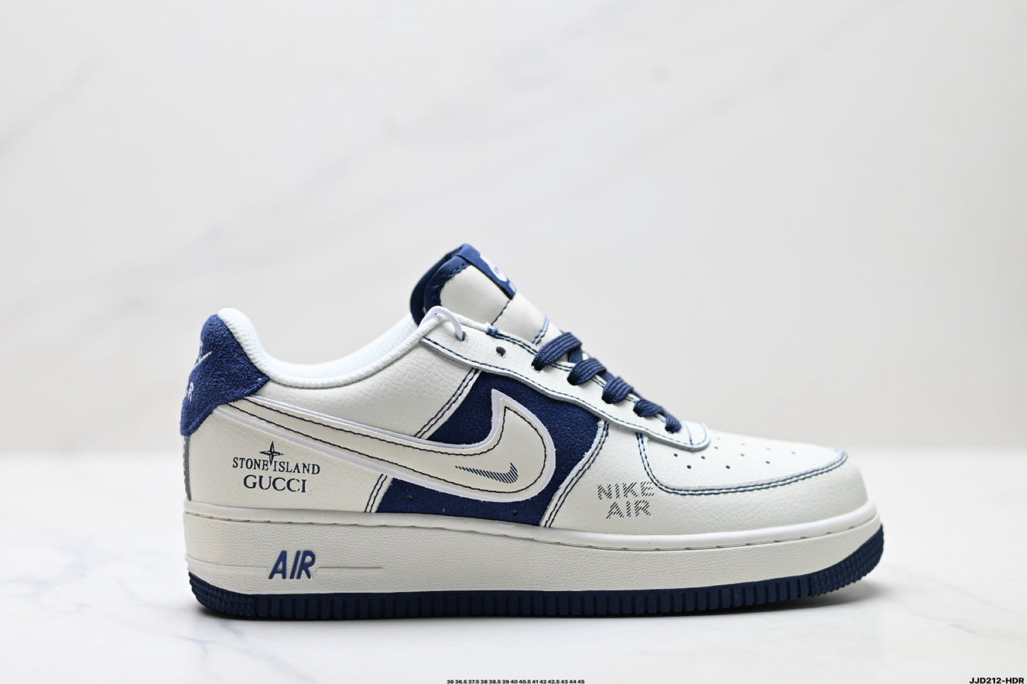 Nike Air Force 1 Low Blue & White Collection | Classic Leather Sneakers