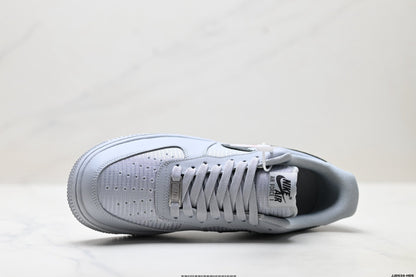 Nike Air Force 1 Low Monochrome | White Grey Textile Sneakers