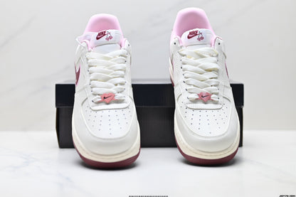 Nike Air Force 1 Low Cherry Embroidery | White Cherry Red Leather Sneakers