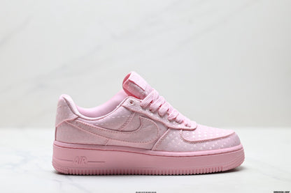 Nike Air Force 1 Low Blush Pink | Jacquard Leather Sneakers