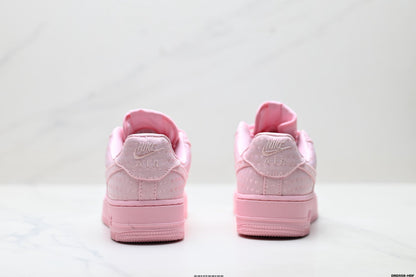 Nike Air Force 1 Low Blush Pink | Jacquard Leather Sneakers