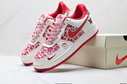 Nike Air Force 1 Low Graphic Check Collection | Premium Leather Sneakers