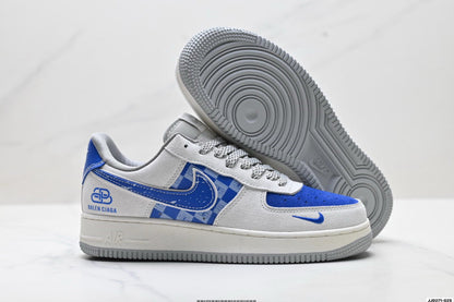 Nike Air Force 1 Low Graphic Check Collection | Premium Leather Sneakers
