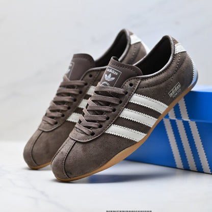 Adidas Tokyo Brown Suede Sneakers – Classic Retro Lifestyle Shoes