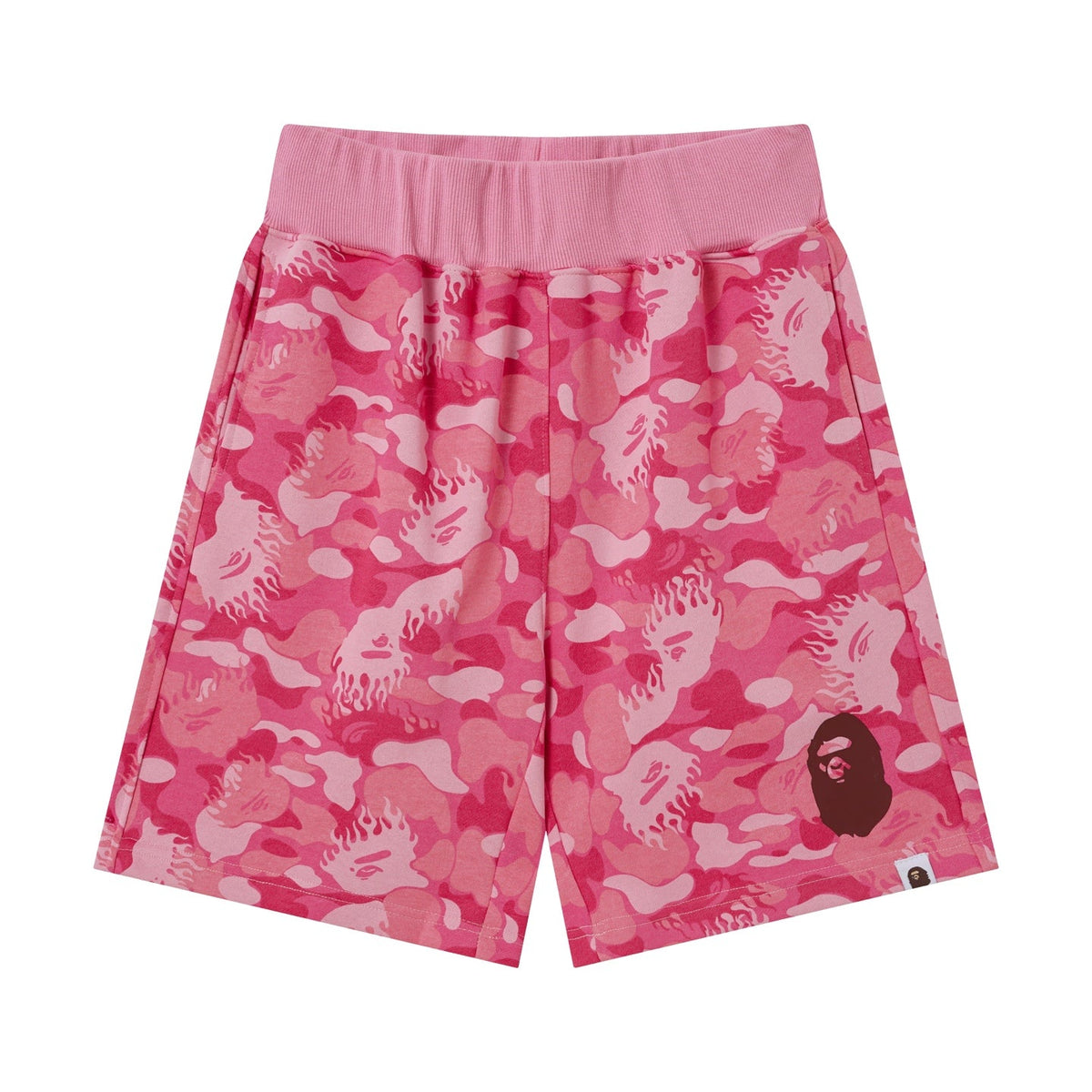 BAPE Camo Sweat Shorts – Blue & Pink