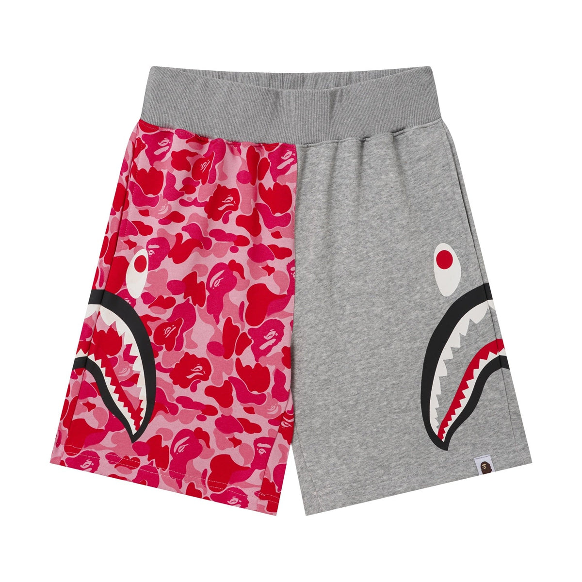 BAPE Shark Split Camo Sweat Shorts