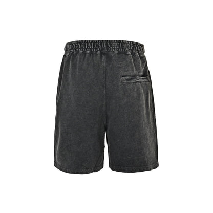 BAPE Washed Ape Embroidery Heavyweight Sweat Shorts