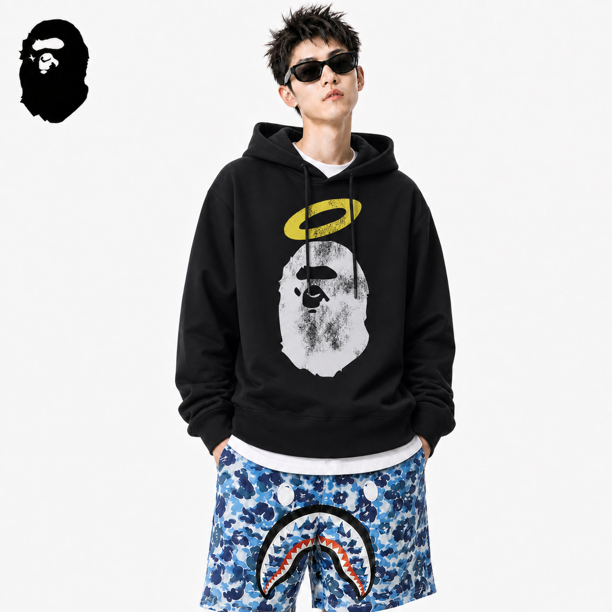 BAPE Classic Ape Head Graphic Hoodie