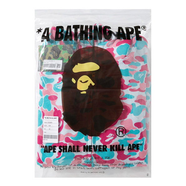 BAPE Miami City Pink Blue Camo Shark Hoodie
